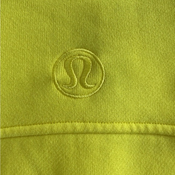 ❤️ Lululemon Scuba Funnel Half-Zip Sonic Yellow Size XS/S NWT - Picture 6 of 6